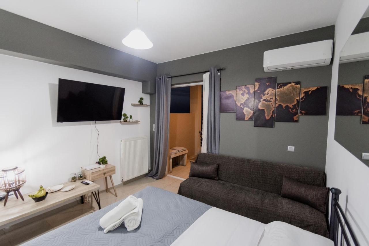 Pavlos Standard Studio With Sea View Rethymno  Luaran gambar