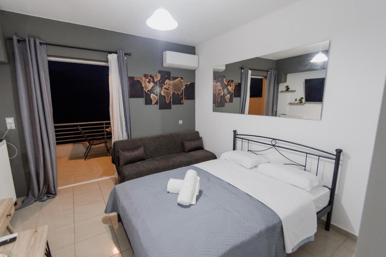 Pavlos Standard Studio With Sea View Rethymno  Luaran gambar