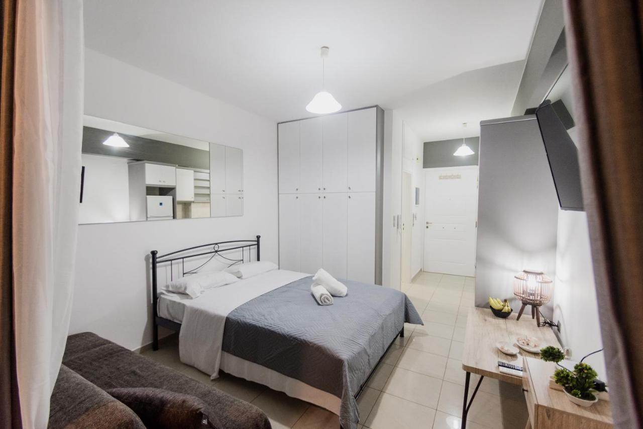 Pavlos Standard Studio With Sea View Rethymno  Luaran gambar