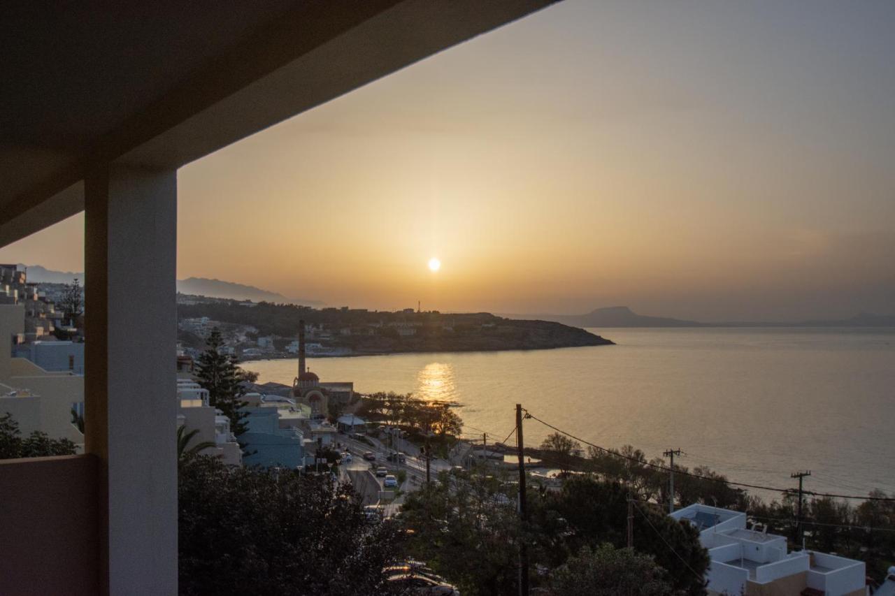 Pavlos Standard Studio With Sea View Rethymno  Luaran gambar